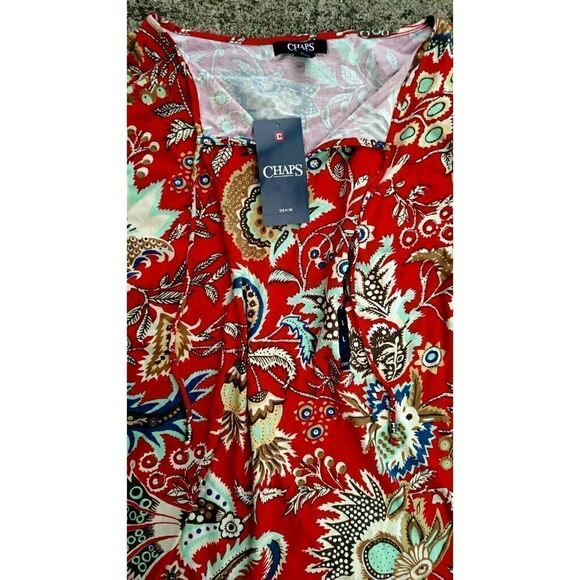 NWT Chaps Santa Fe top. Size Large - Picture 3 of 3